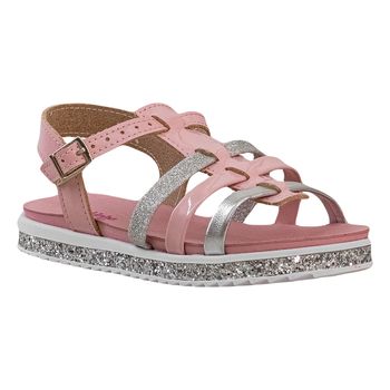Sandalia-Rosa-e-Prata-Kids-Multiplas-Tiras-|-Molekinha-Tamanho--21---Cor--ROSA-0